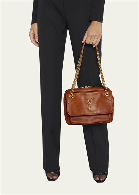 chocolate brown ysl bag|ysl over the shoulder bag.